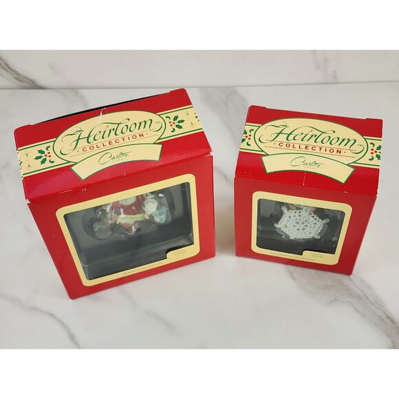 Heirloom Ornament Christmas Merry Marionettes 1992 + Homemade Happiness 1993 x2 - Picture 2 of 11